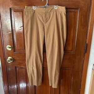 Women’s Ankle Length Tan Pants
